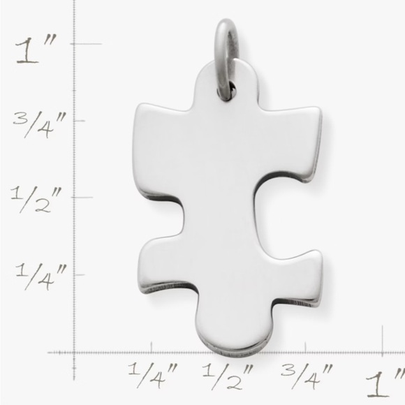 James Avery Sterling Silver Puzzle Piece Charm - Picture 4 of 4